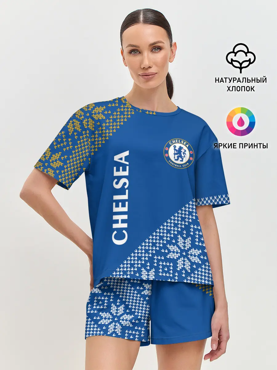 Женская пижама с шортами / CHELSEA F.C. - Новый Год