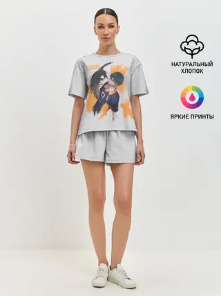 Женская пижама с шортами / Кагеяма Тобио