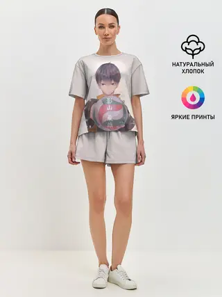 Женская пижама с шортами / Haikyuu!! Tobio