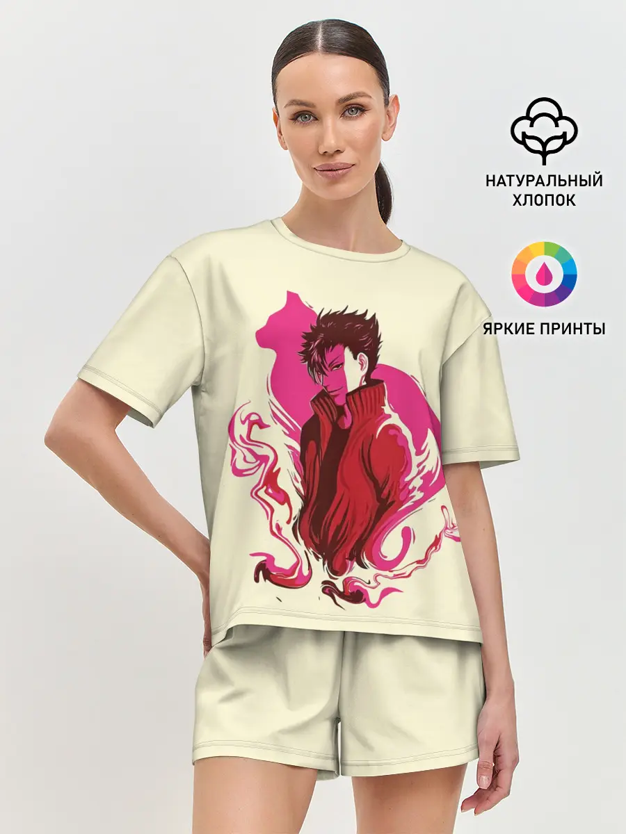 Женская пижама с шортами / Haikyuu Nekoma