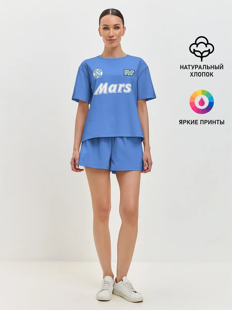 Женская пижама с шортами / Диего Марадона Наполи