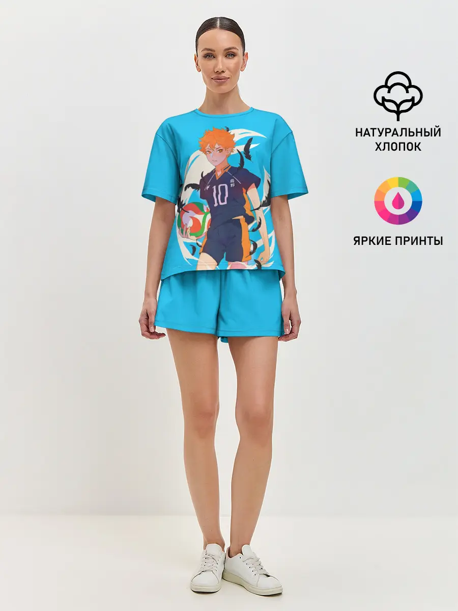 Женская пижама с шортами / Хината