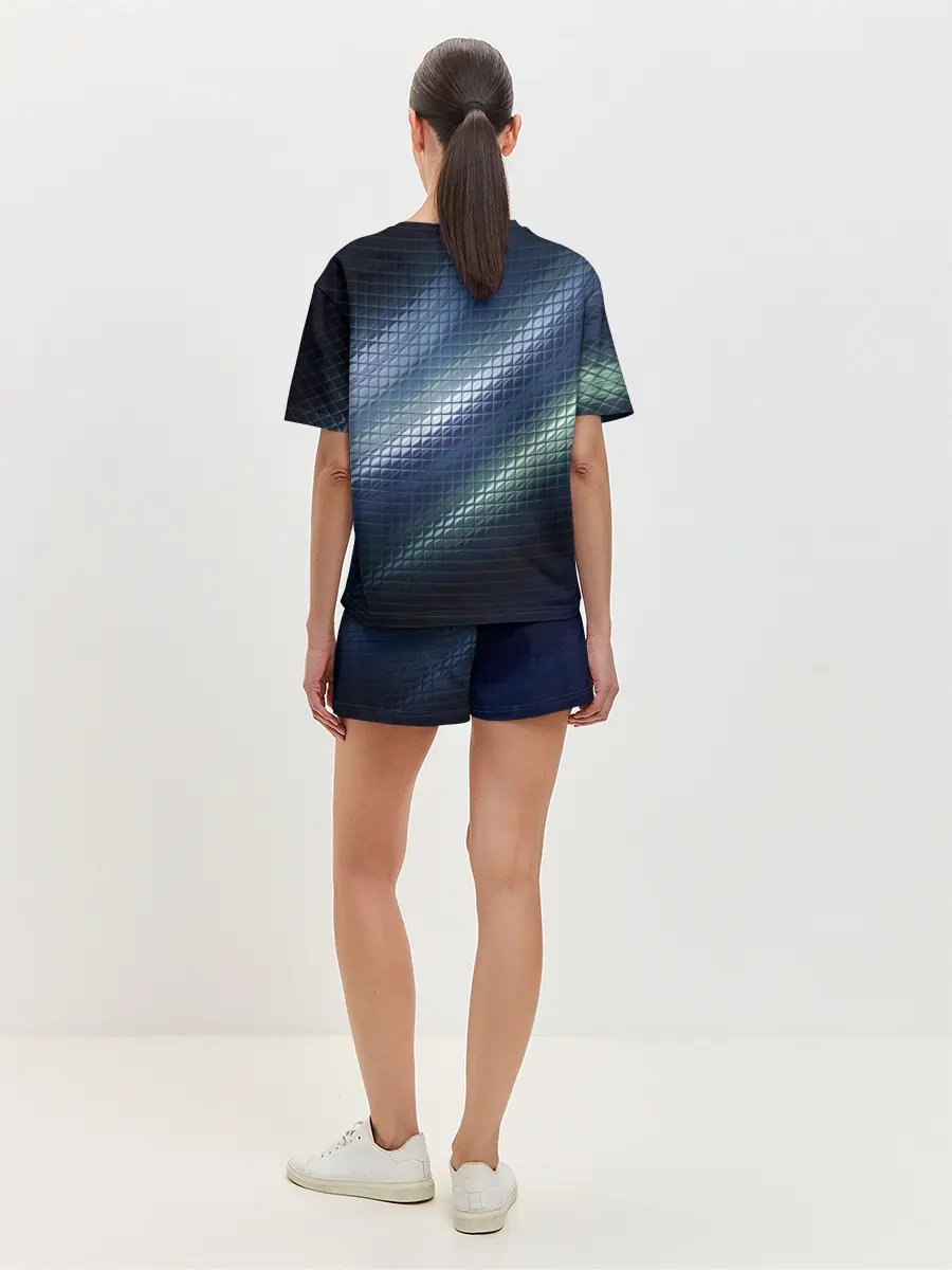 Женская пижама с шортами / Текстура