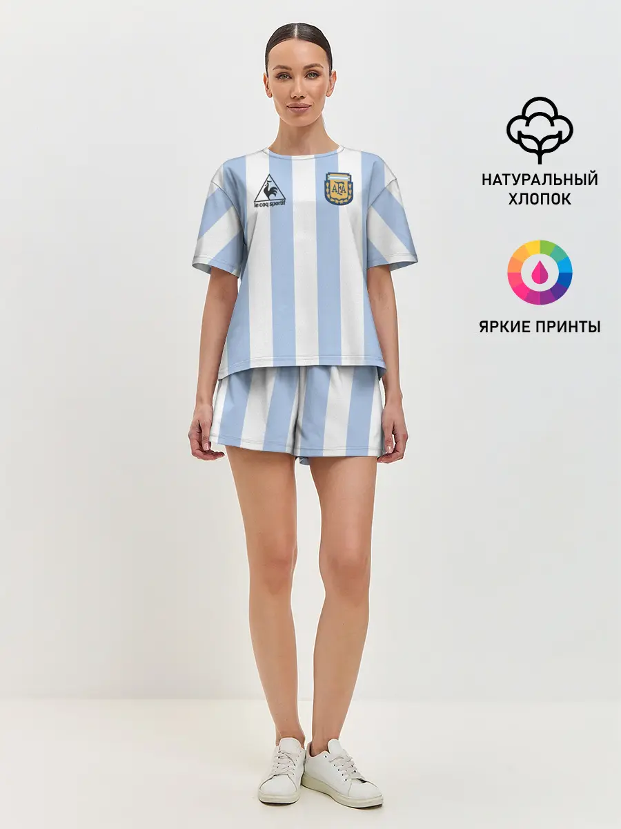Женская пижама с шортами / Diego Maradona 10