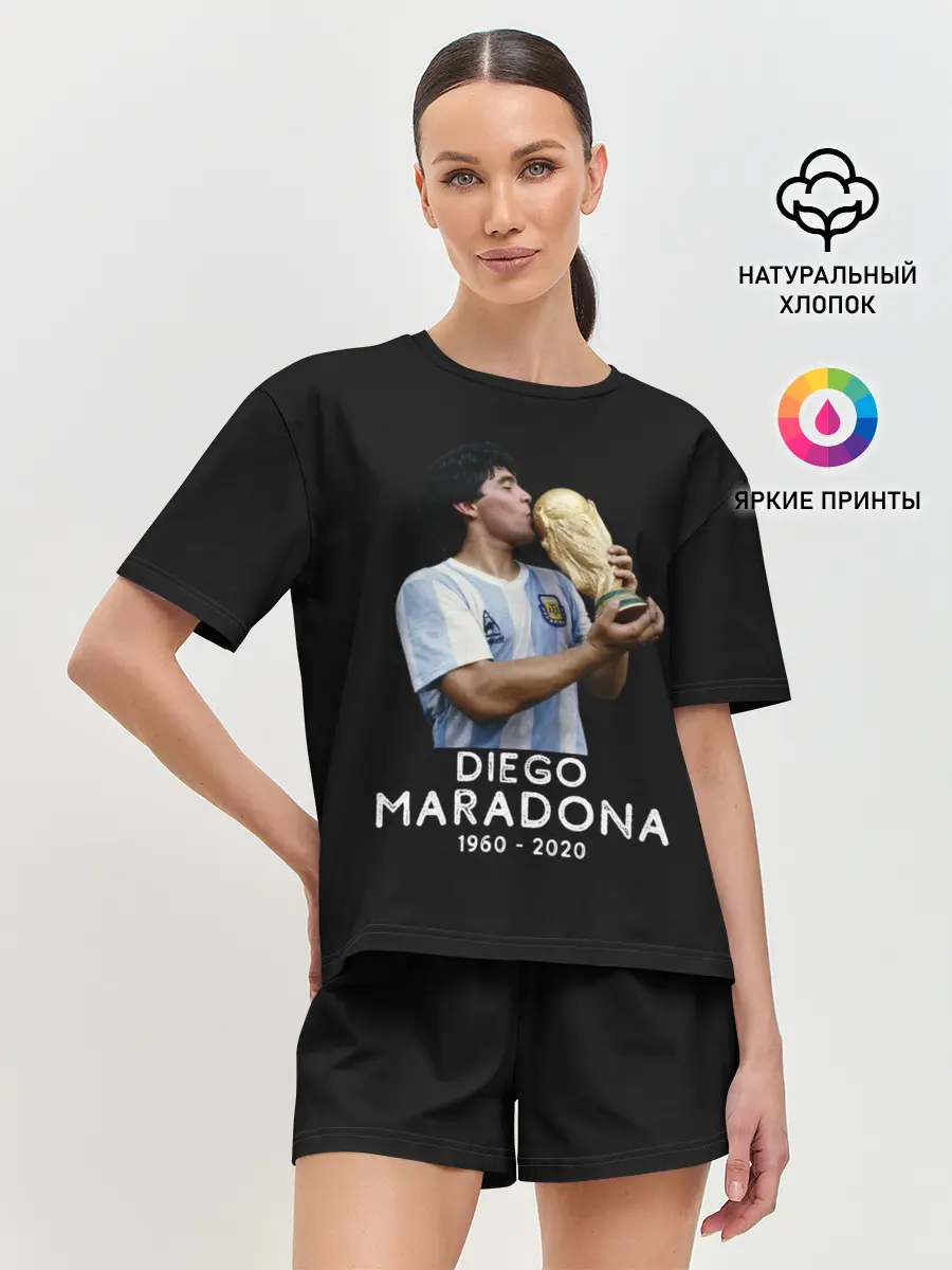 Женская пижама с шортами / Diego Maradona