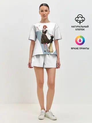 Женская пижама с шортами / Ход Королевы