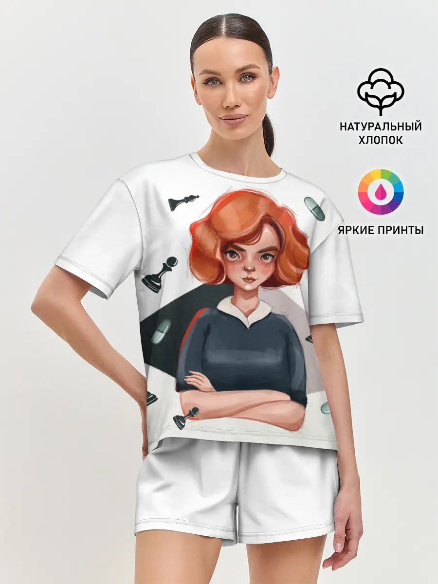 Женская пижама с шортами / Ход Королевы