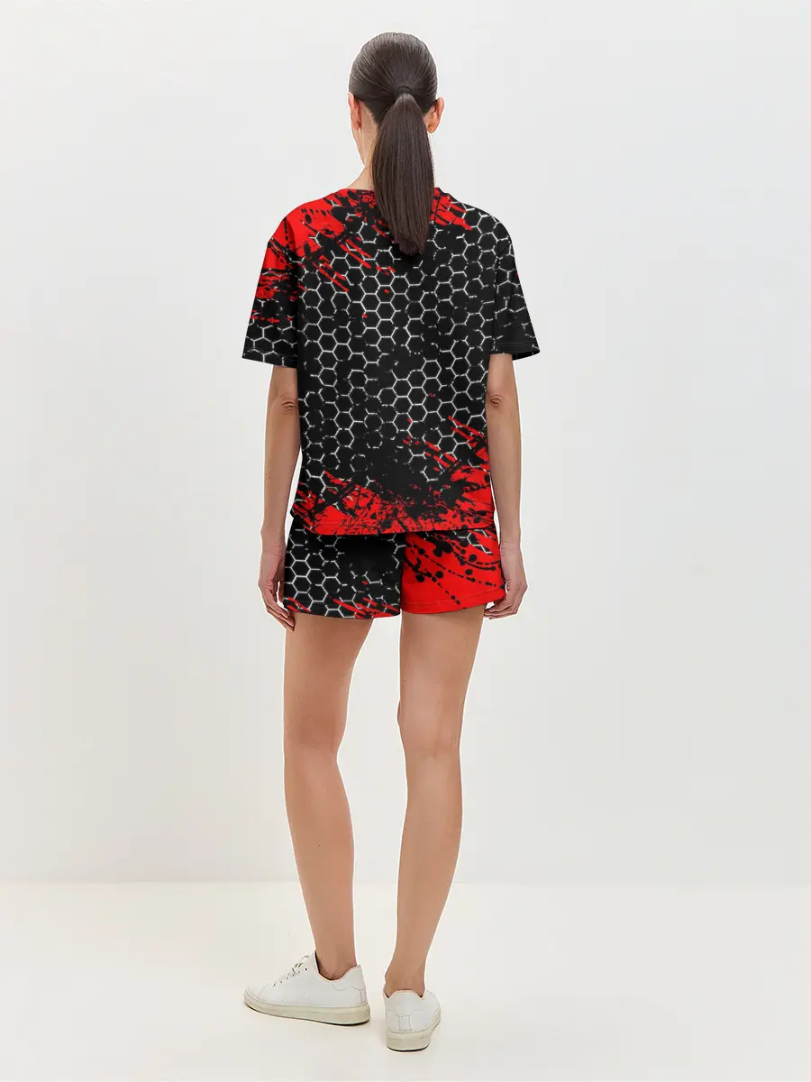 Женская пижама с шортами / Among Us Impostor Gun