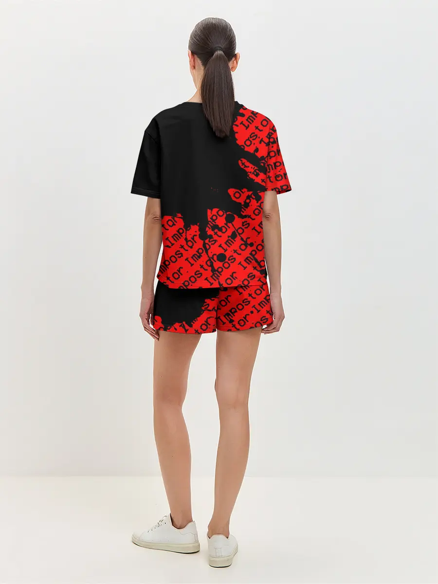 Женская пижама с шортами / AMONG US - Impostor