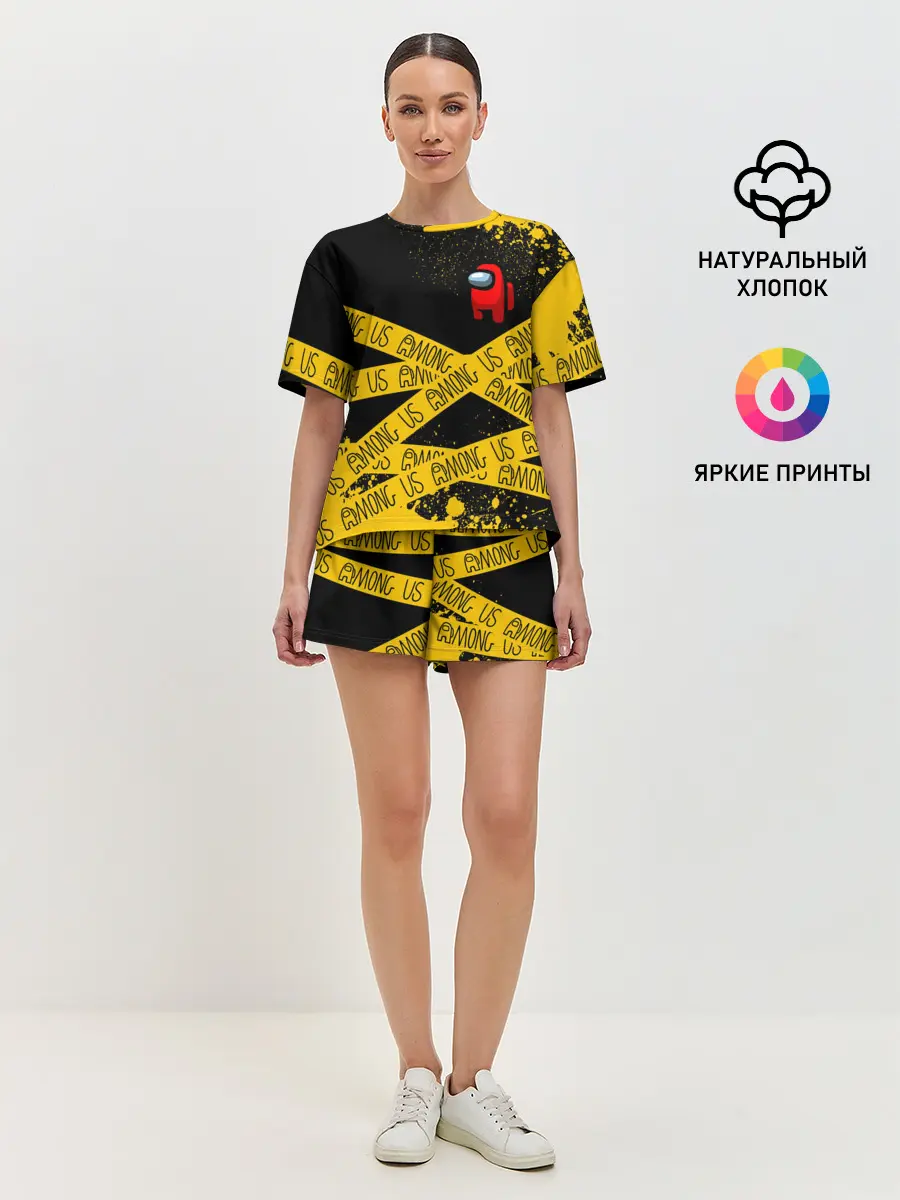 Женская пижама с шортами / AMONG US / Амонг Ас