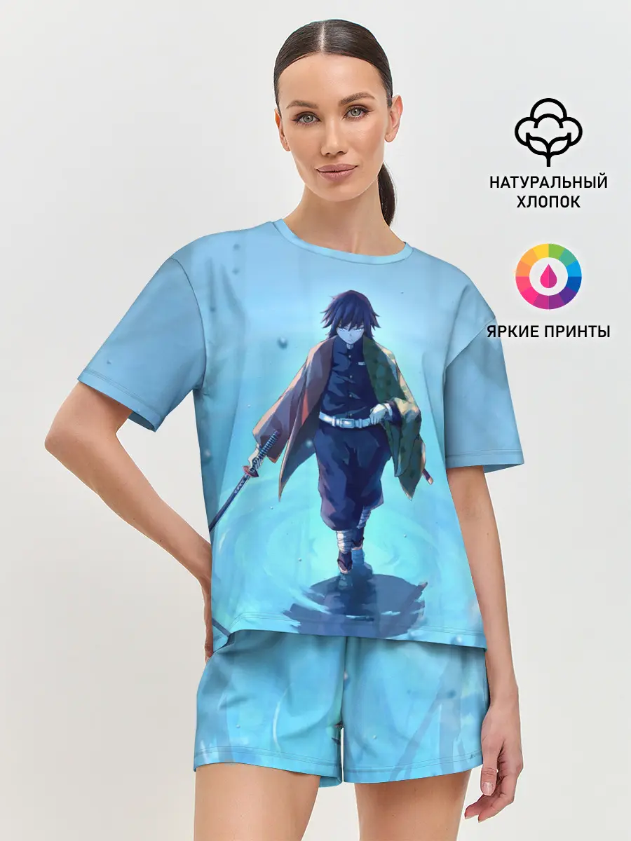 Женская пижама с шортами / ГИЮ ТОМИОКА