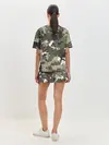 Женская пижама с шортами / Камуфляж с кляксами