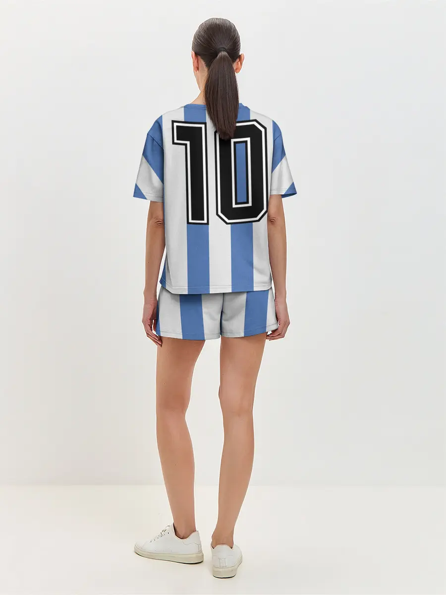 Женская пижама с шортами / Диего Армандо Марадона D10S