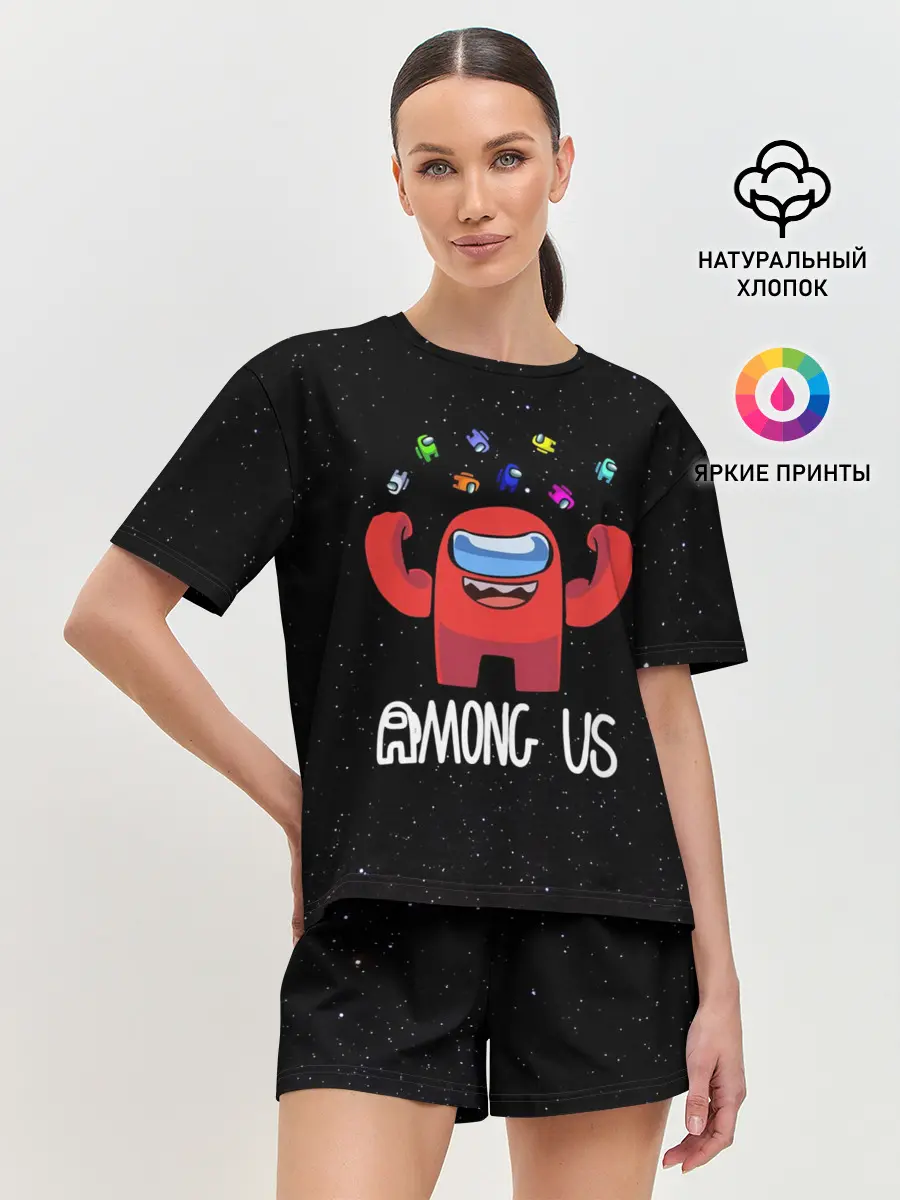 Женская пижама с шортами / AMONG US