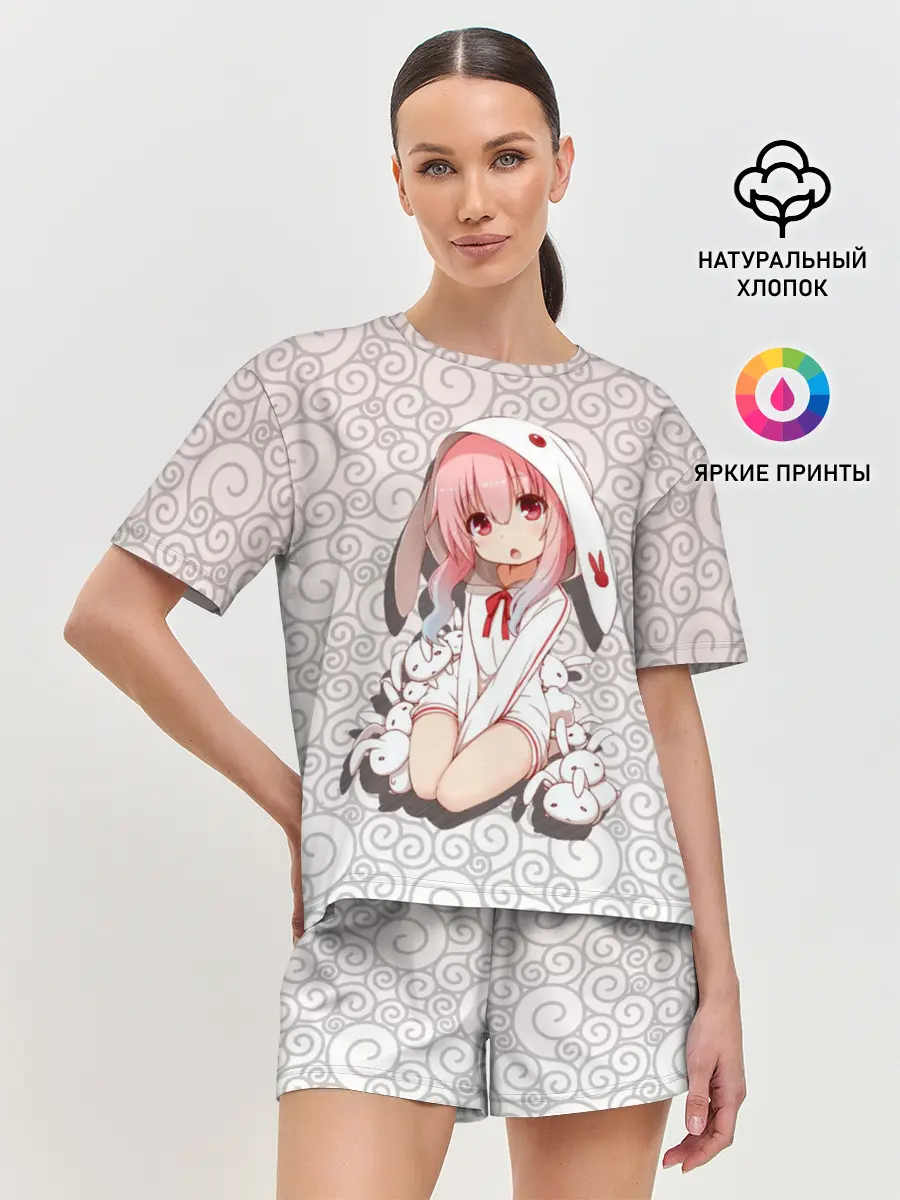 Женская пижама с шортами / Аниме. Манга