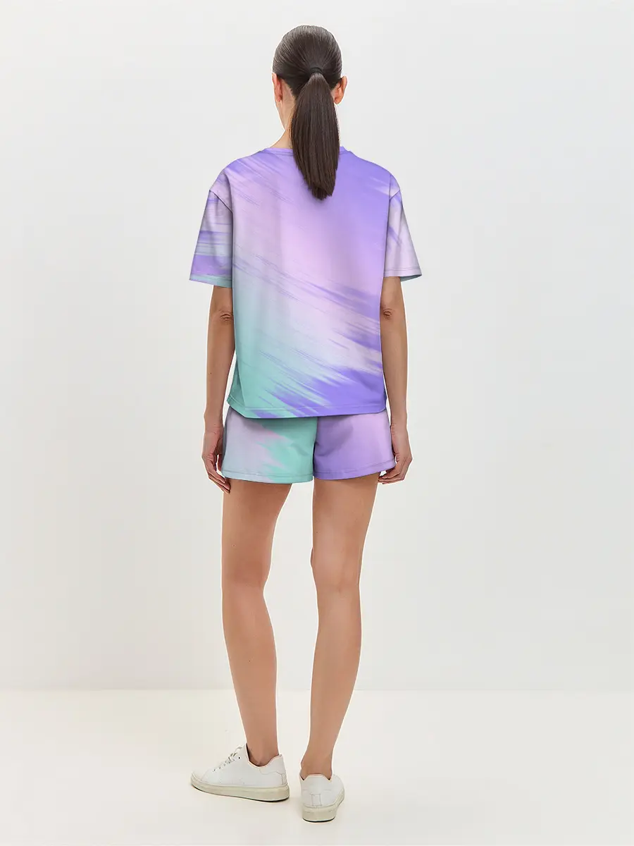 Женская пижама с шортами / AMONG US GRADIENT