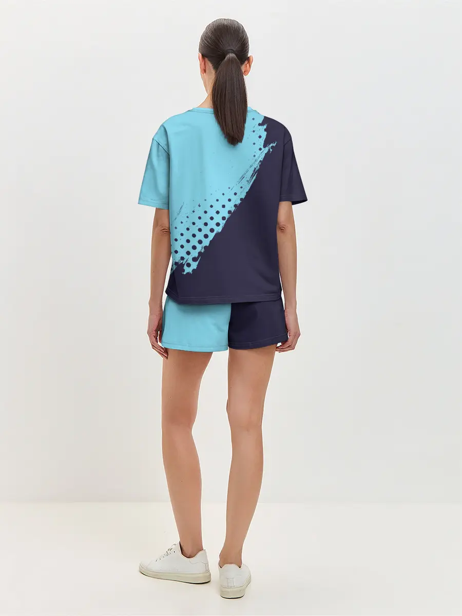 Женская пижама с шортами / AMONG US - Черный Котик