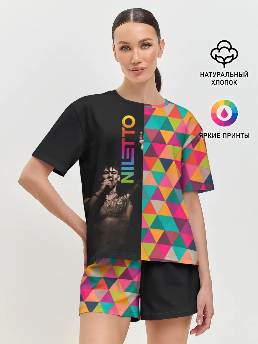 Женская пижама с шортами / NILETTO