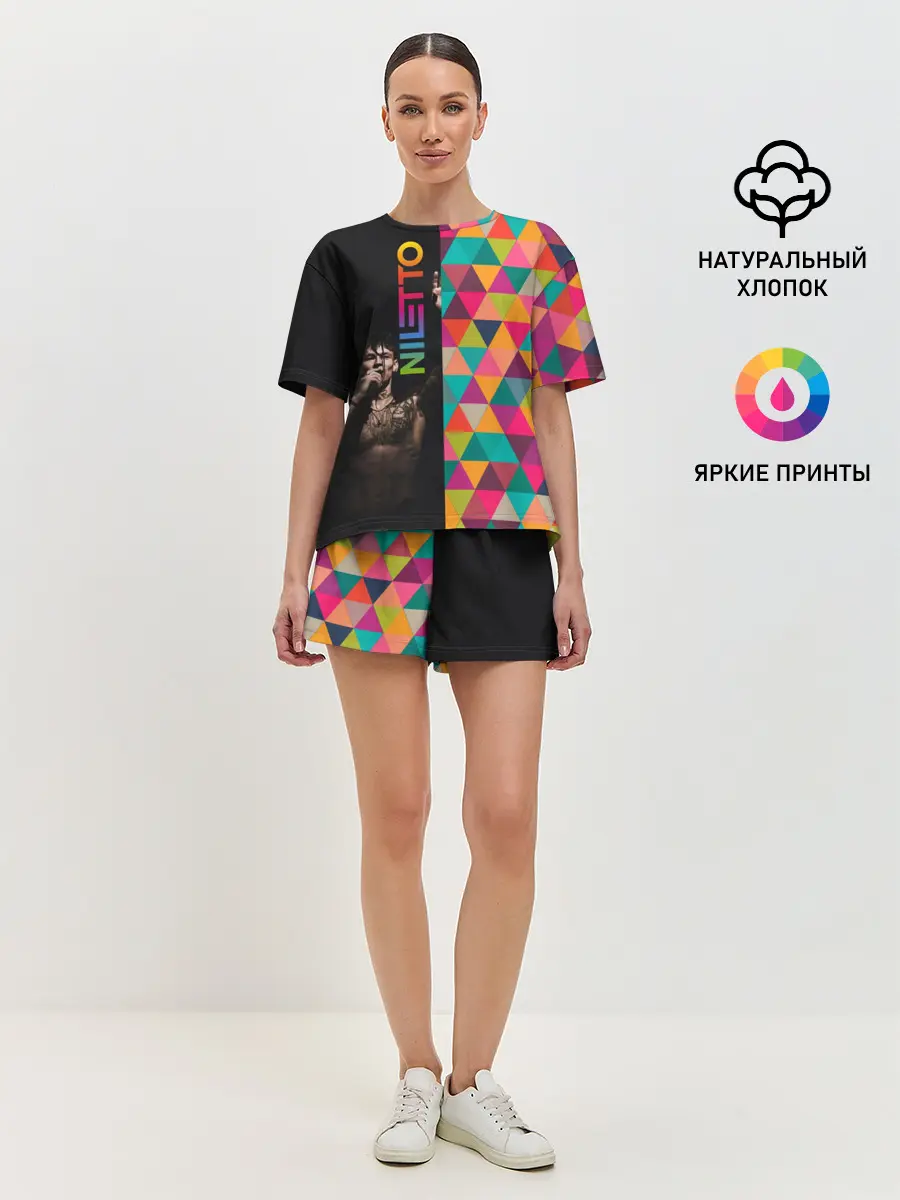 Женская пижама с шортами / NILETTO
