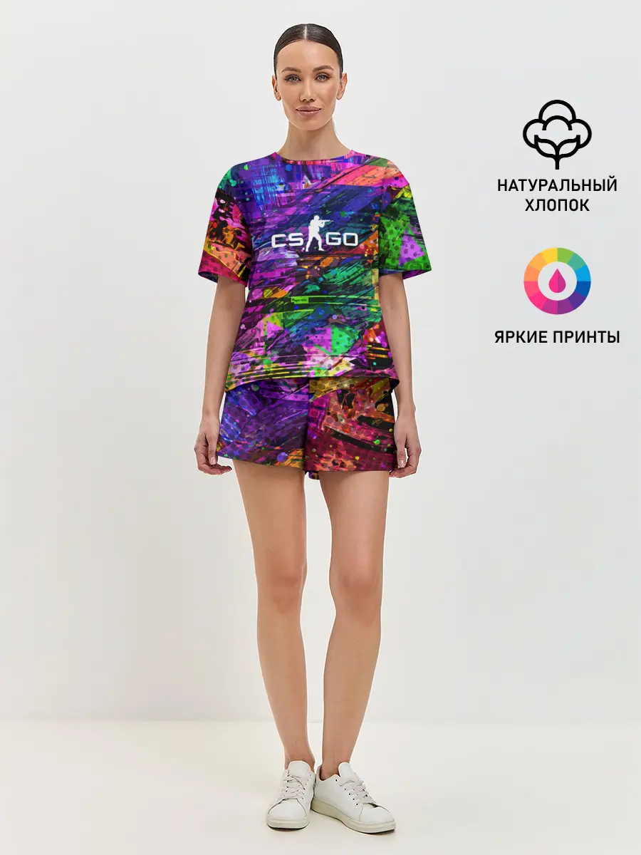 Женская пижама с шортами / CS GO