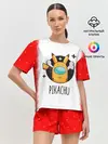 Женская пижама с шортами / Among Picachu