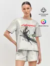 Женская пижама с шортами / CYBERPUNK 2077