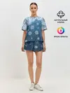 Женская пижама с шортами / Снежное Настроенние