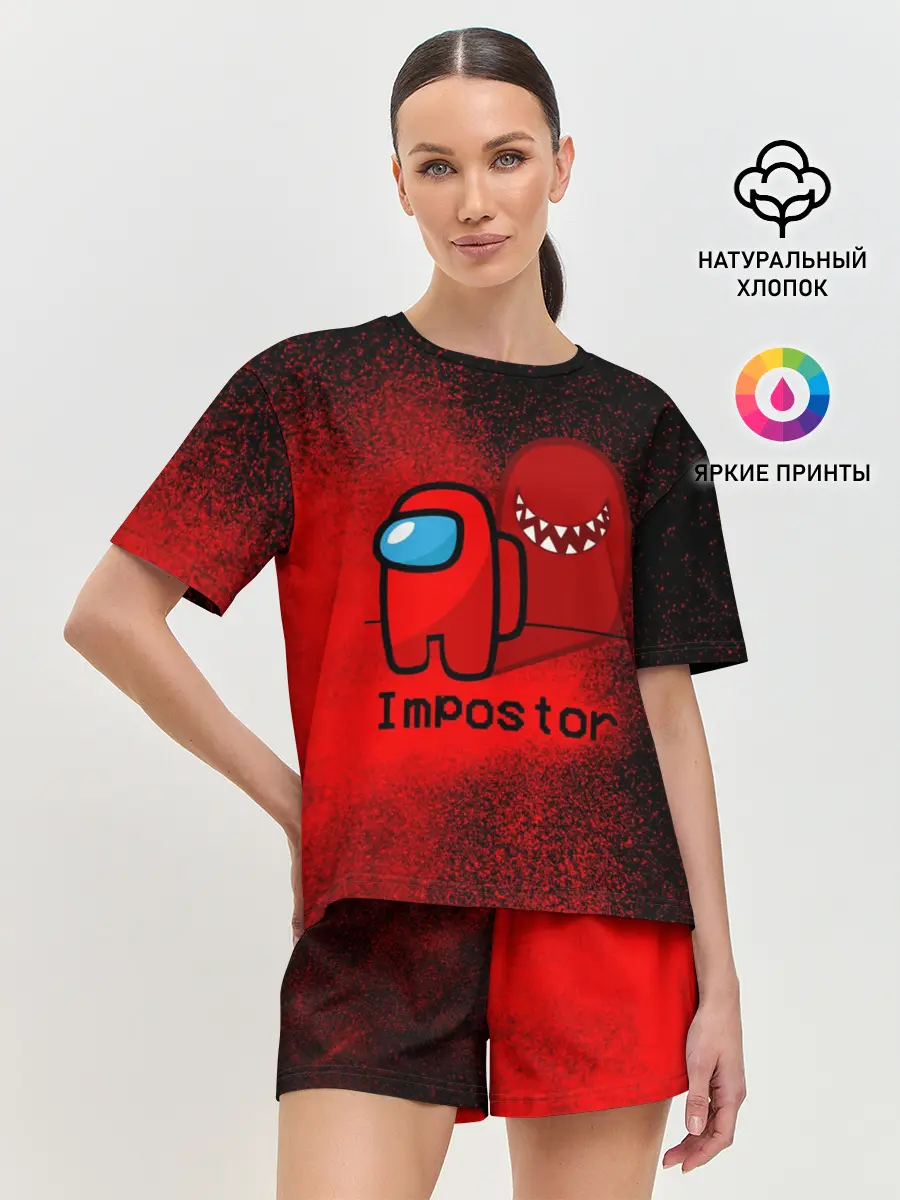 Женская пижама с шортами / AMONG US