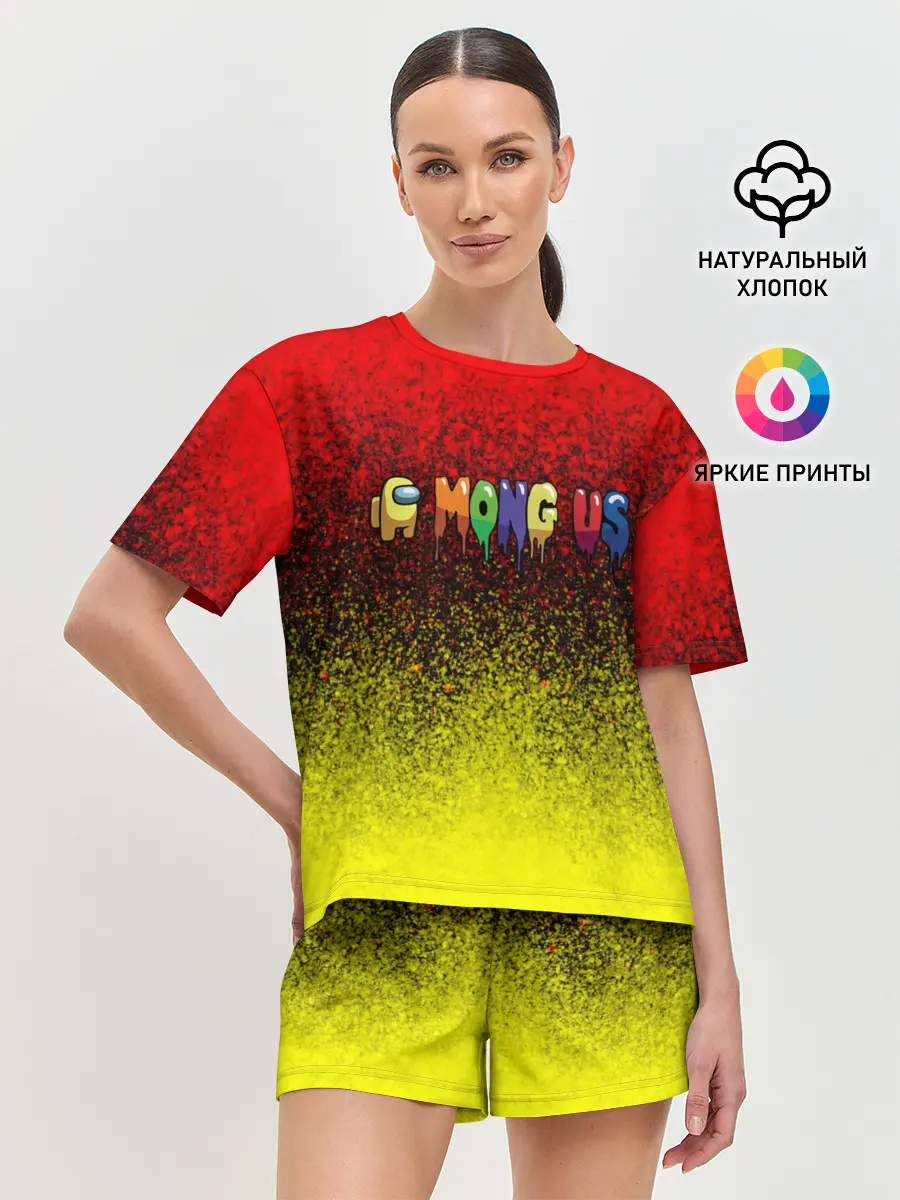 Женская пижама с шортами / AMONG US