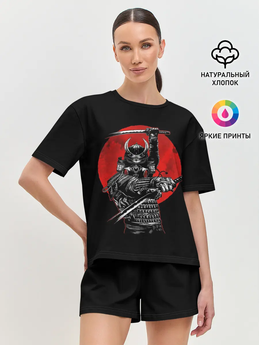 Женская пижама с шортами / Samurai