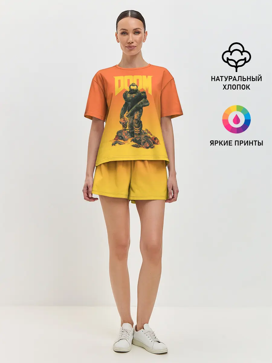 Женская пижама с шортами / Doom