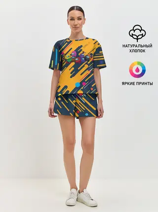 Женская пижама с шортами / Among us