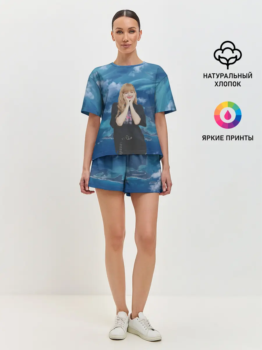 Женская пижама с шортами / LISA BLACKPINK