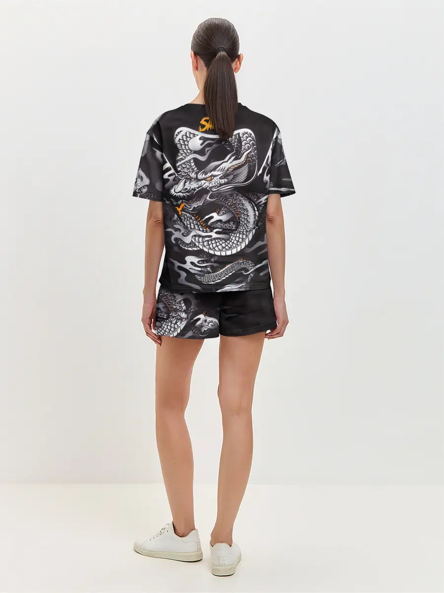 Женская пижама с шортами / Самурай