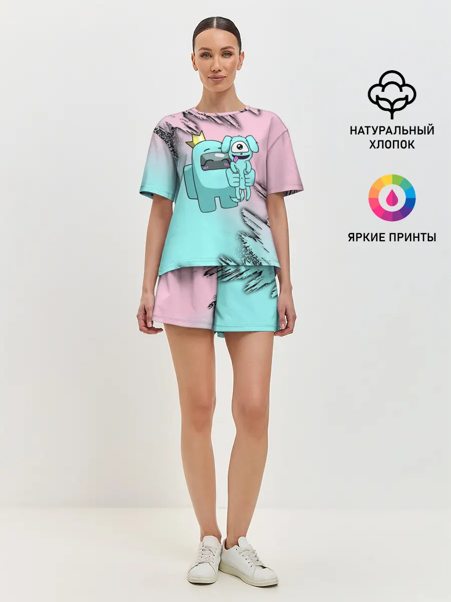 Женская пижама с шортами / AMONG US