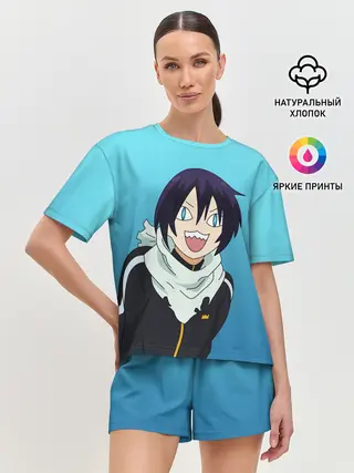 Женская пижама с шортами / ЯТОЧКА