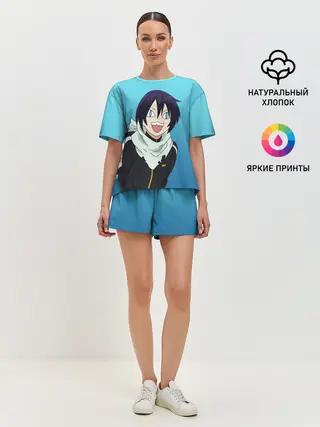 Женская пижама с шортами / ЯТОЧКА