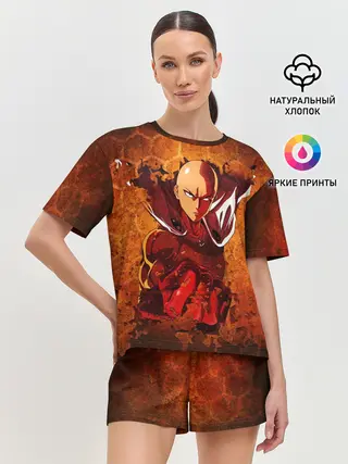 Женская пижама с шортами / Огненный ВАНПАНЧМЕН