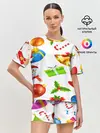 Женская пижама с шортами / Новый год!
