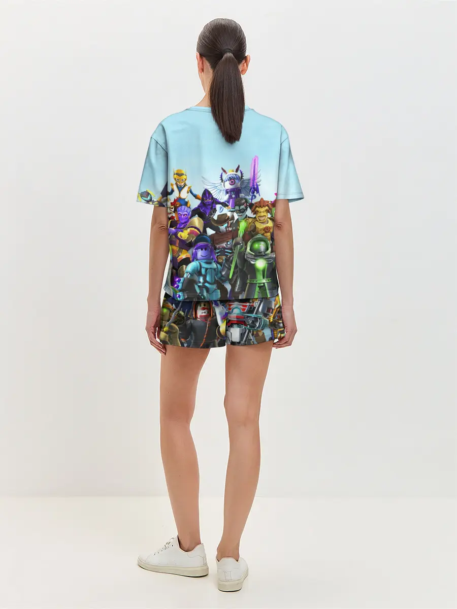 Женская пижама с шортами / ROBLOX