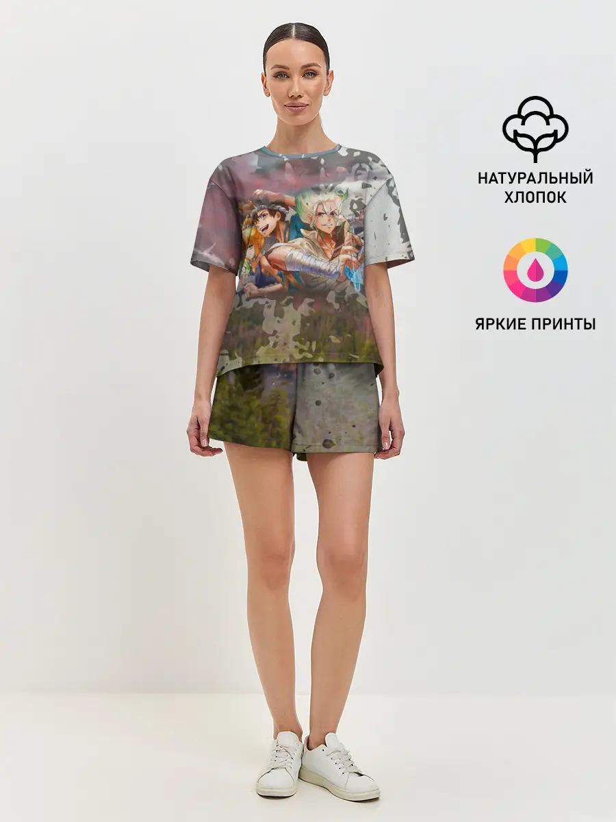 Женская пижама с шортами / Доктор Стоун