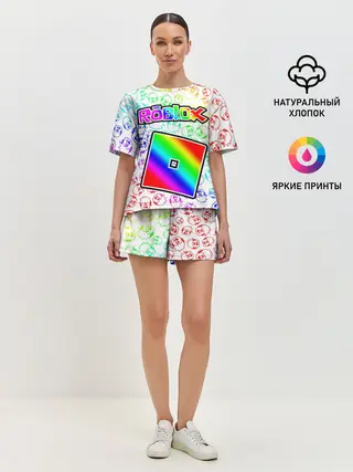 Женская пижама с шортами / ROBLOX