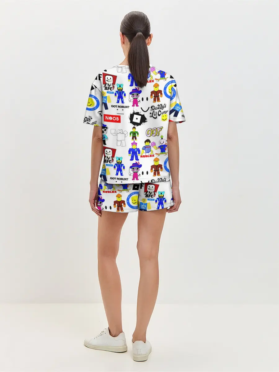 Женская пижама с шортами / ROBLOX