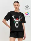 Женская пижама с шортами / Рождественский Олень
