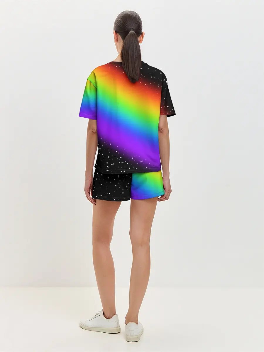 Женская пижама с шортами / AMONG US - С ЕДИНОРОГОМ