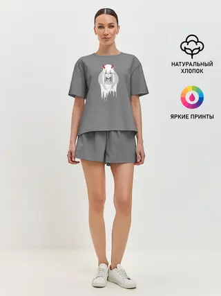 Женская пижама с шортами / Убийца Напарников Zero Two