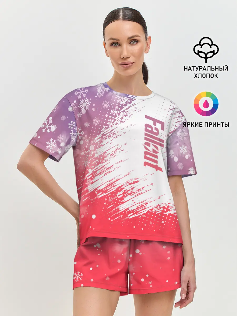 Женская пижама с шортами / Fallout Winter