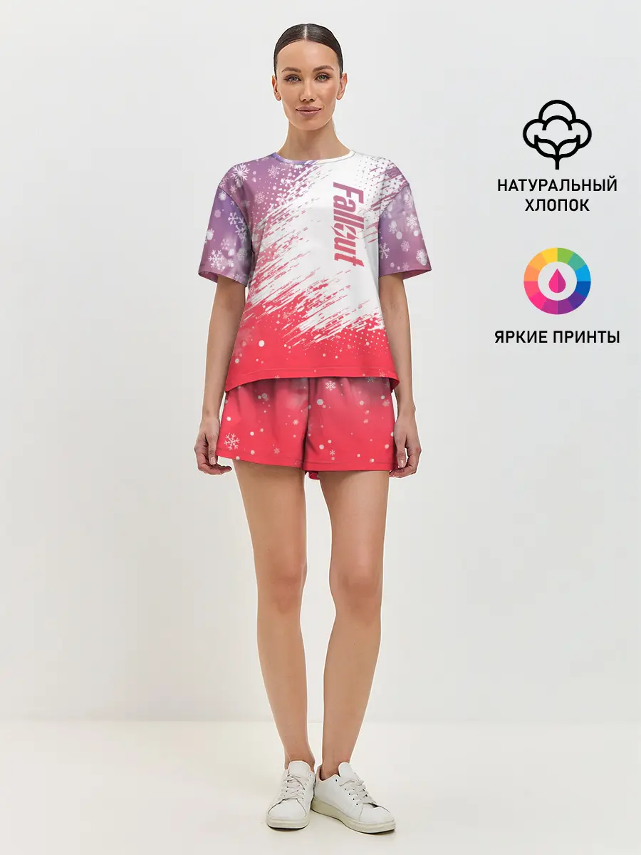 Женская пижама с шортами / Fallout Winter