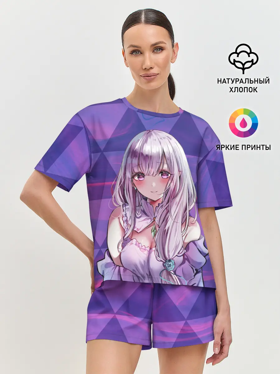 Женская пижама с шортами / Эмилия