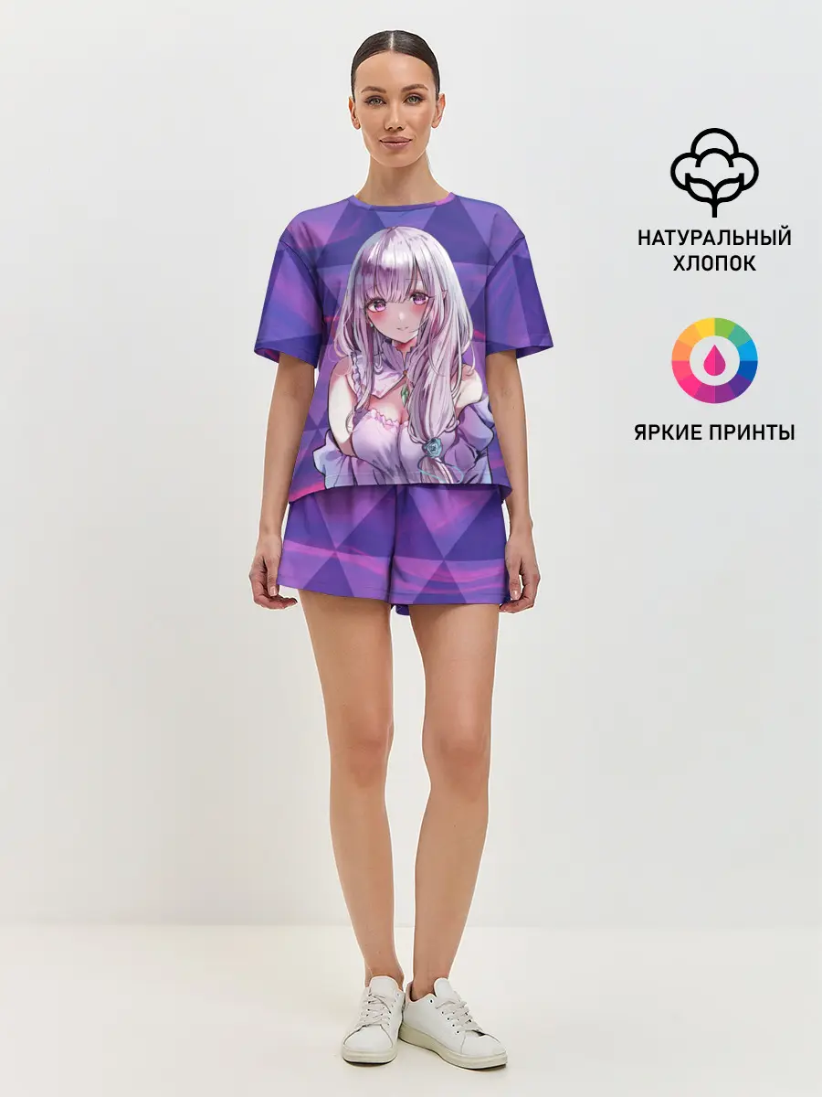 Женская пижама с шортами / Эмилия